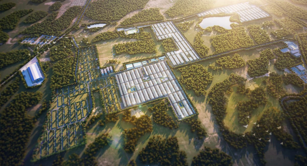 Patancheru residential development Hyderabad showing new housing projects villas apartments near Outer Ring Road infrastructure.