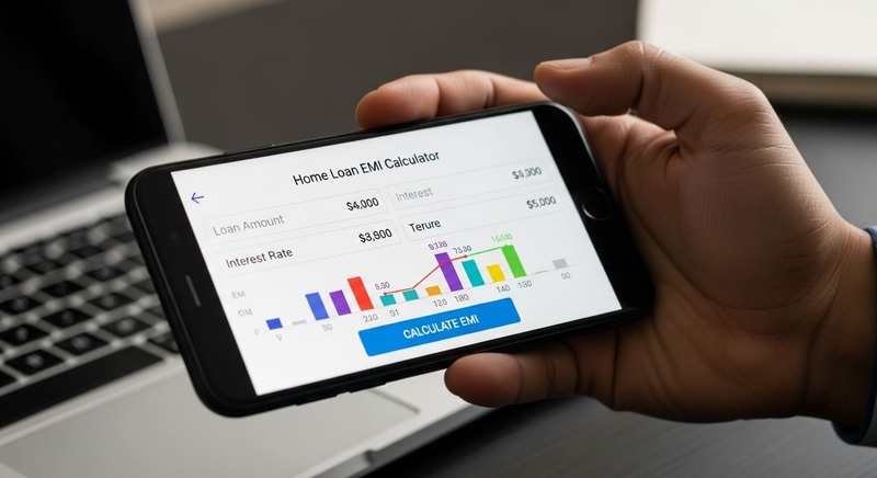 Using home loan EMI calculator for Hyderabad real estate investment.